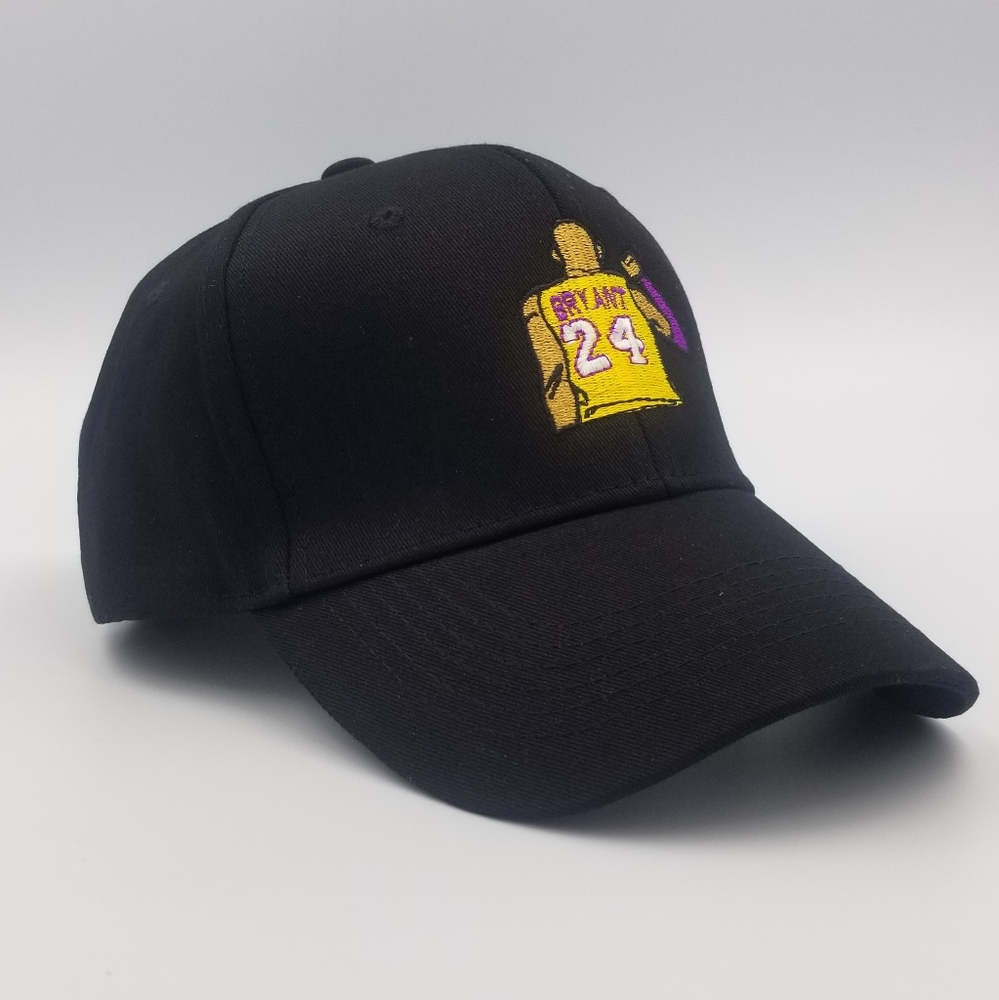 Kobe Bryant Los Angeles Lakers Black Mamba Dad Hat